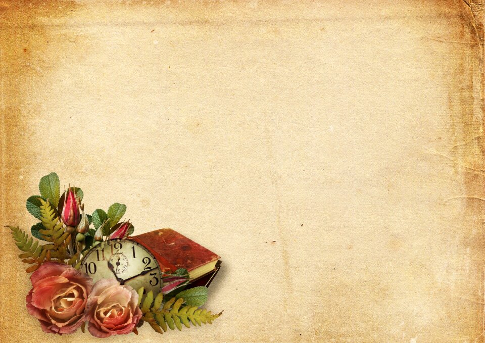 Vintage antique write
