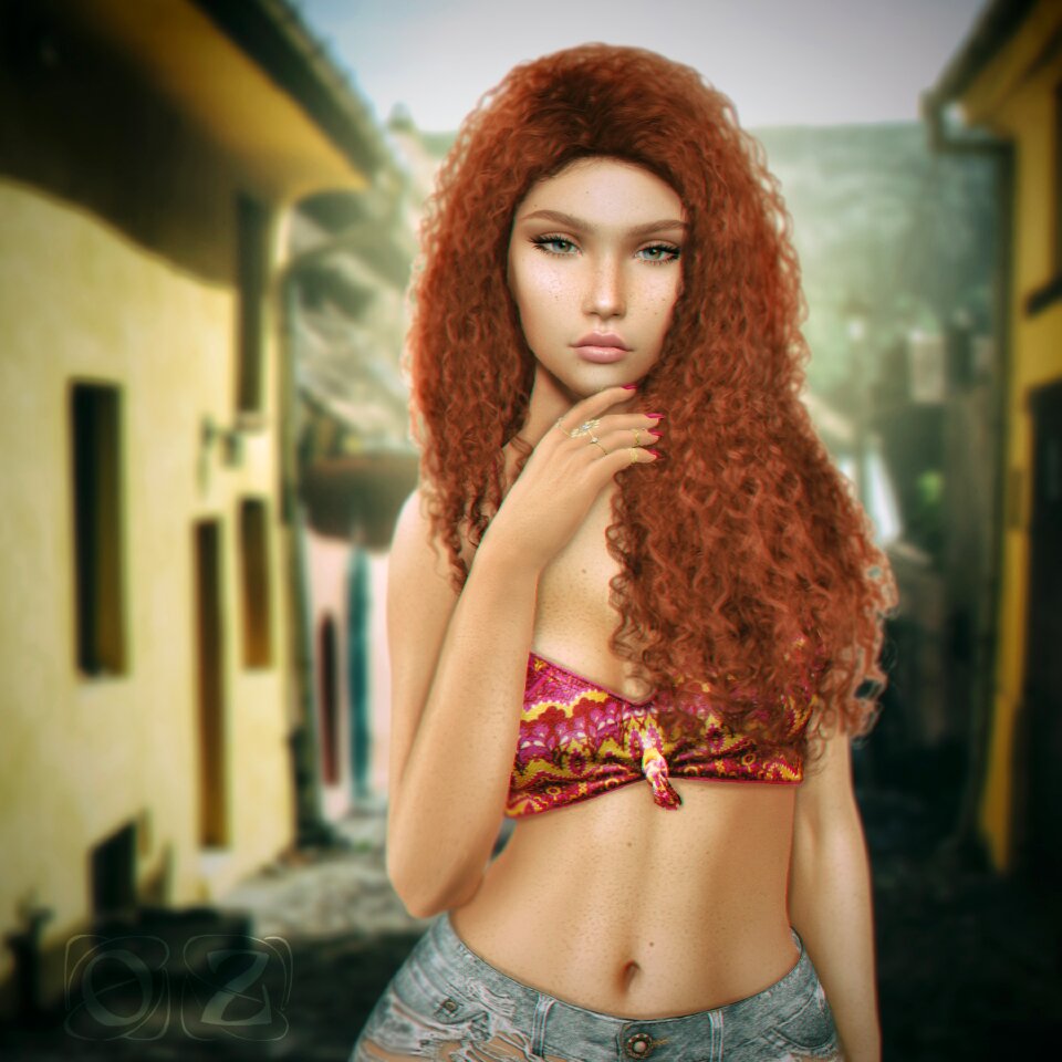 Woman beauty hair