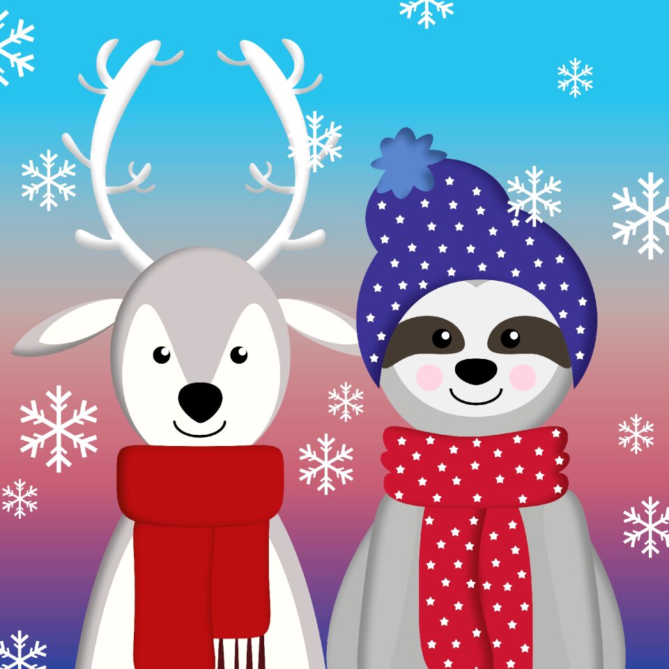 Christmas snow cold