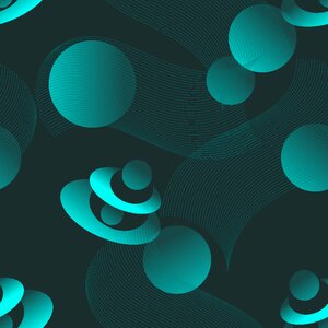 Green seamless circle