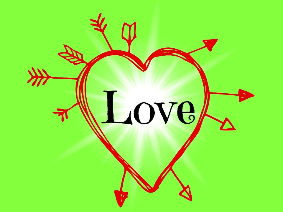 Decoration love wedding