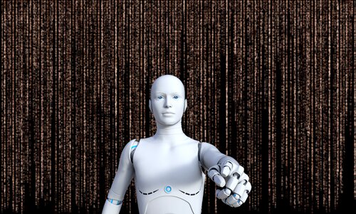 Machine cyborg artificial