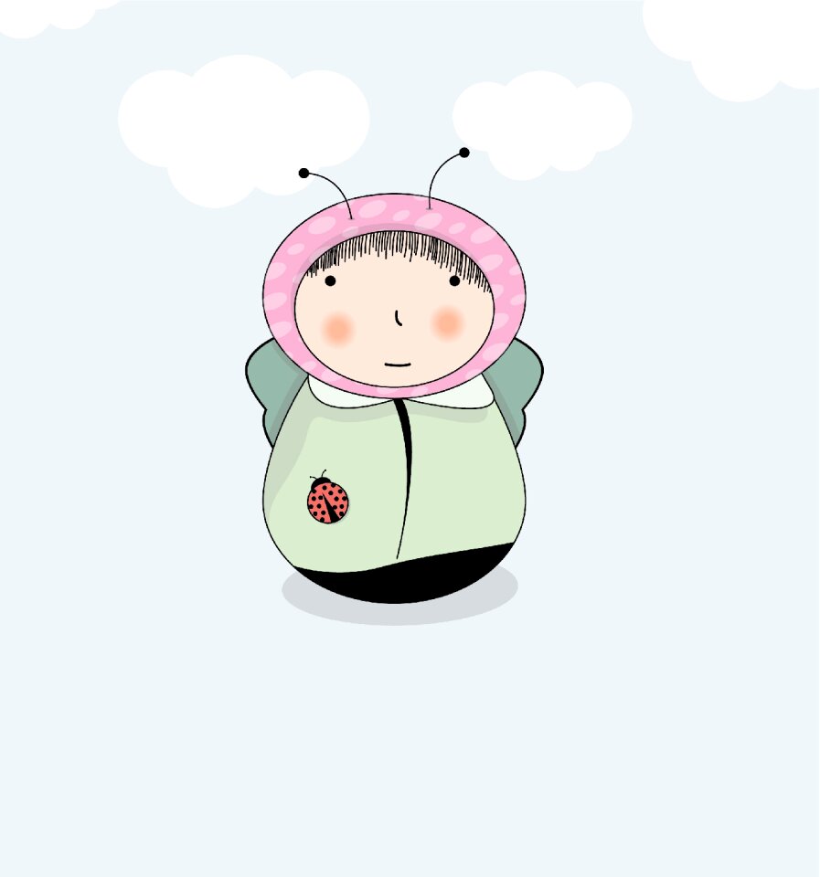 Sky child illustration
