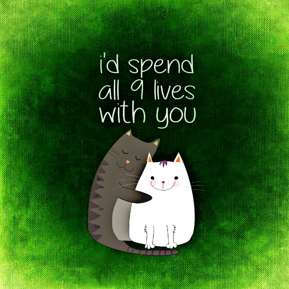 Smooch togetherness greeting card