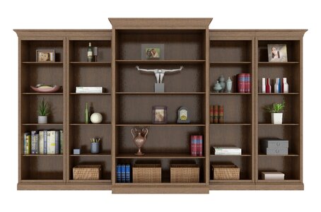 Book cabinet brown book
