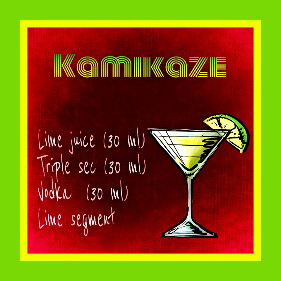 Alcohol recipe party