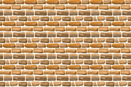 Bricks wall construction