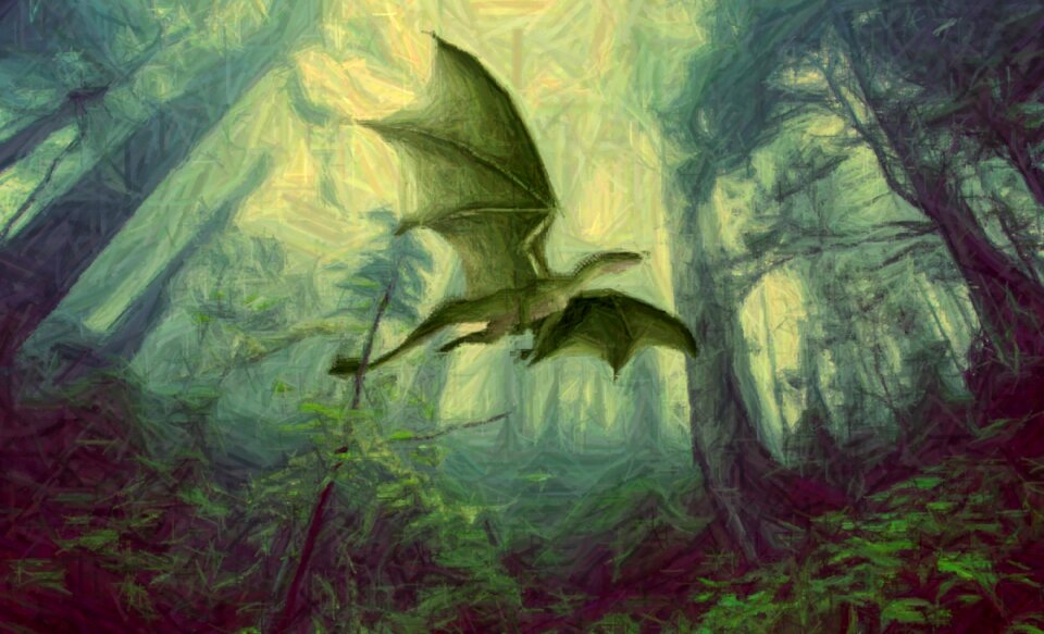 Dragoon forest the green dragon