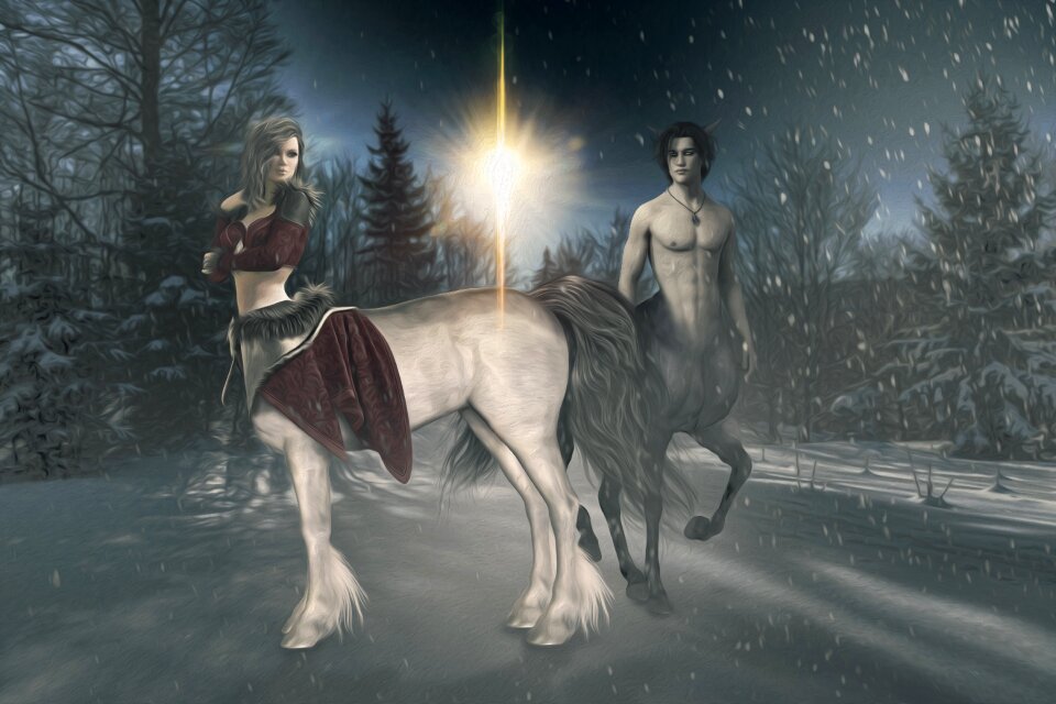 Mythology creature woman