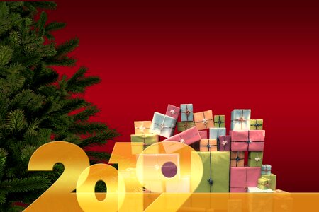 Mockup gifts years beginning