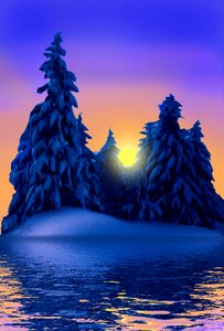 Sunset design background