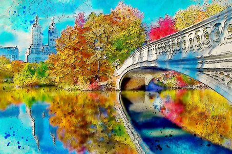 Scenic view color