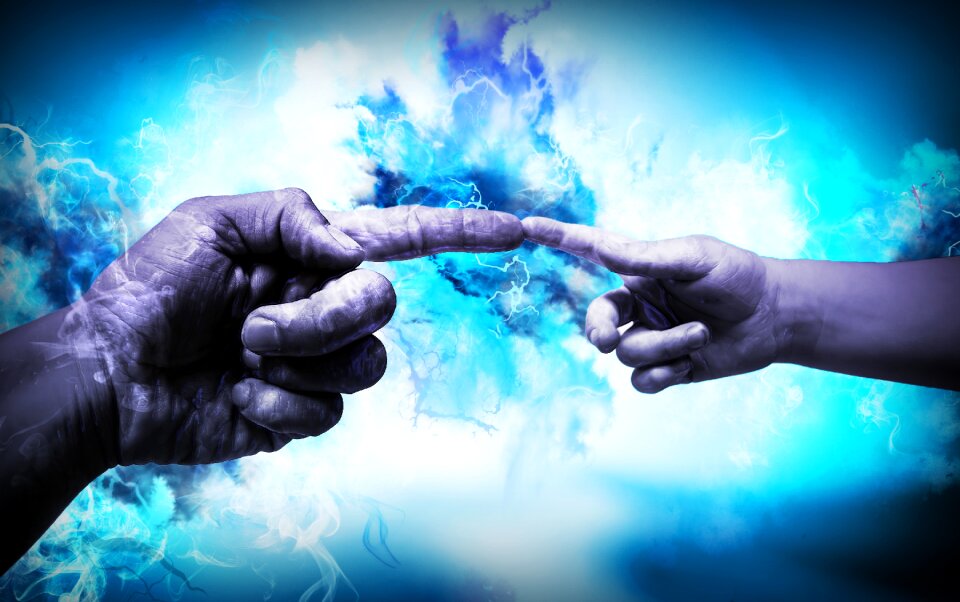 Hand touch famous