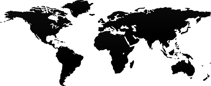 Map globe graphic