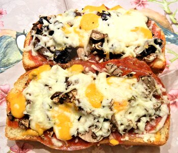 Olives mushrooms food
