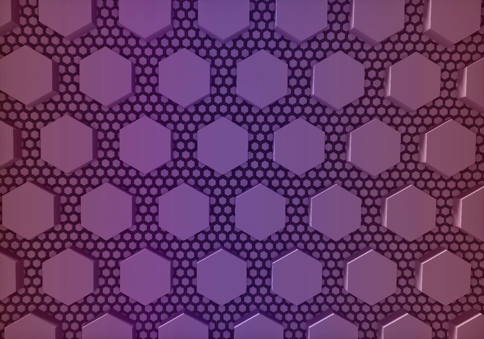 Hexagonal design pattern