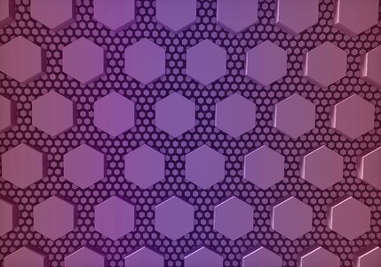 Hexagonal design pattern