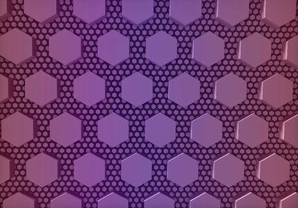Hexagonal design pattern