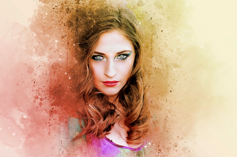 Young model female