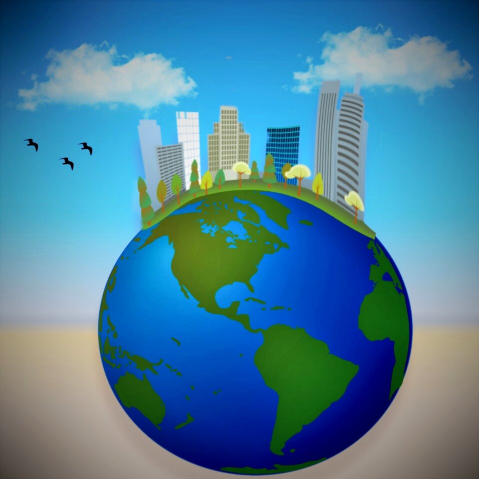 Sky globalalisierung world magnification