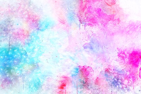 Watercolor vintage colorful