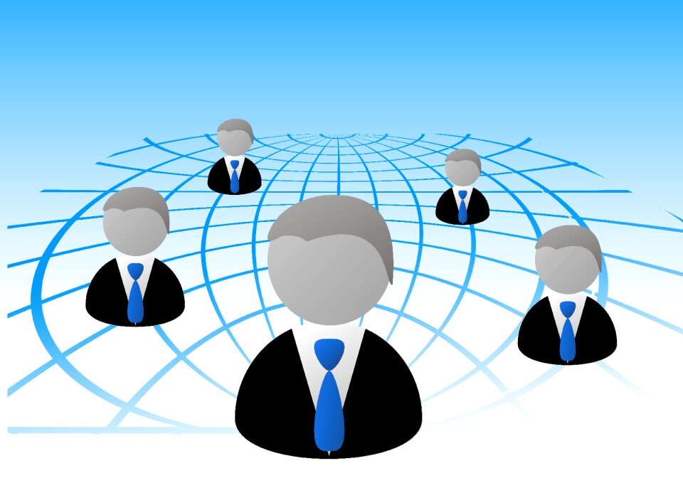 Networking grid globe
