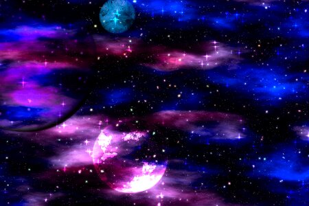 Explosion galaxy texture