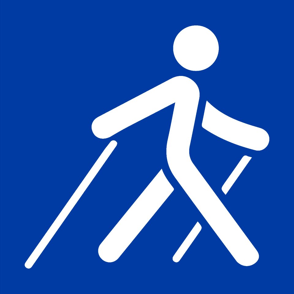 Running walk person