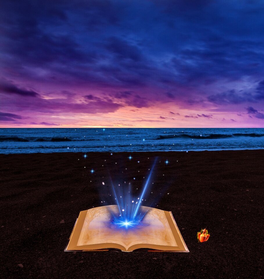 Beach sea mystical