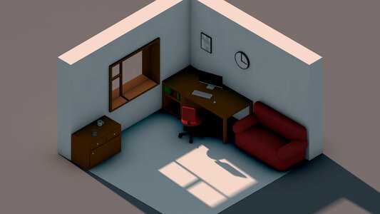 Isometric image house home