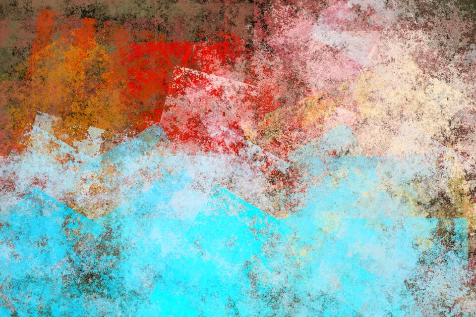 Watercolor square straight