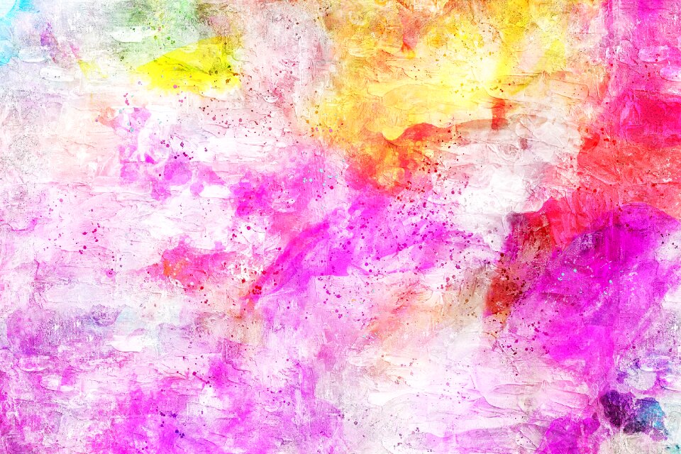 Watercolor vintage colorful