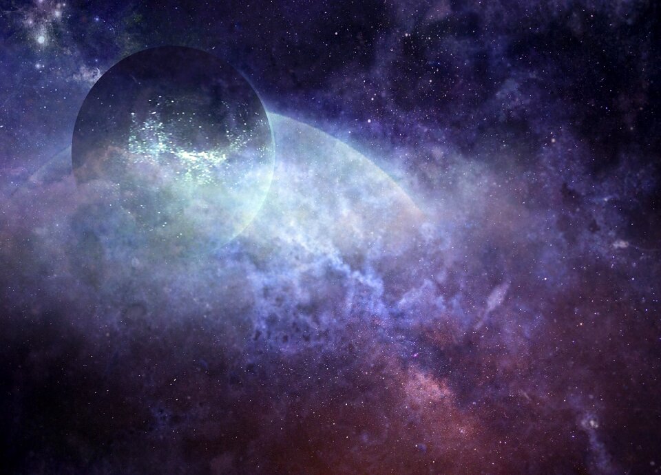 Star starry sky space travel