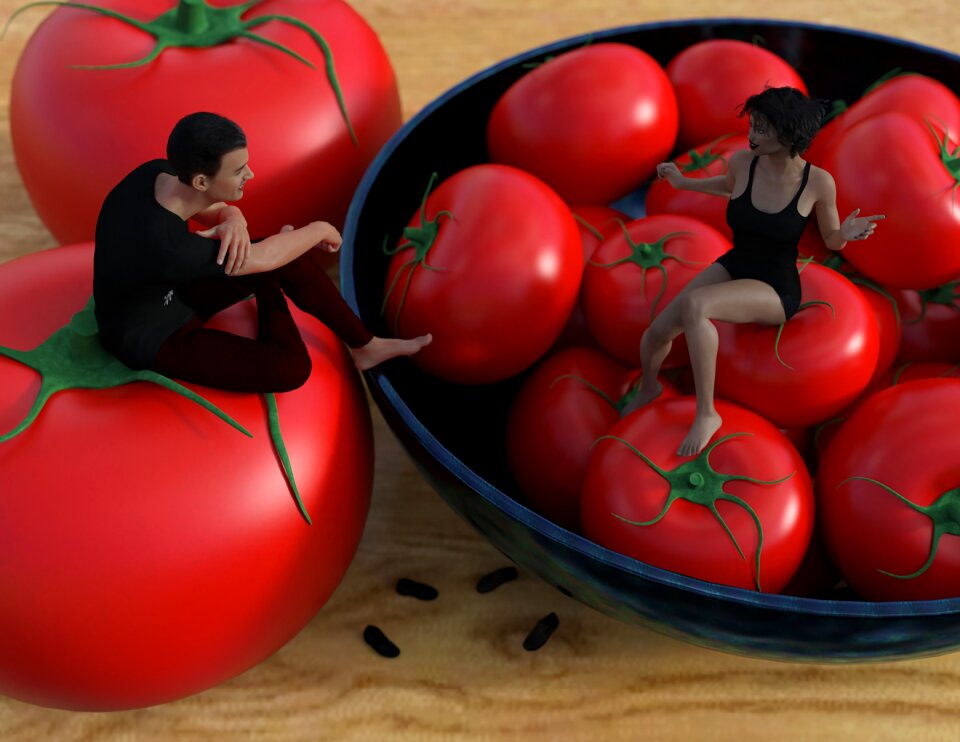 Couple food healthy