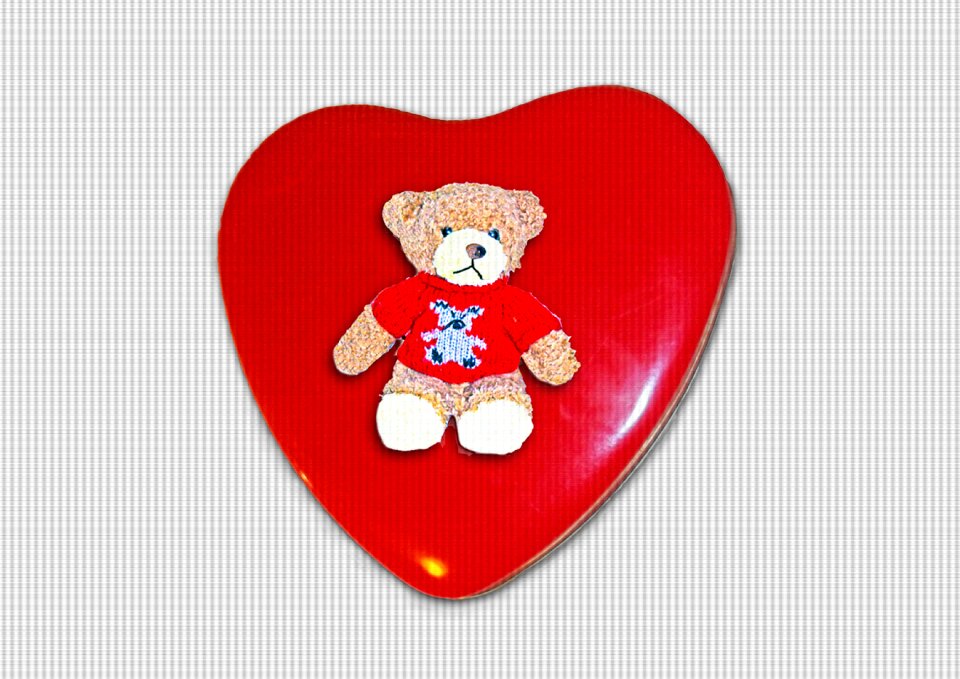 Valentine greeting card romance