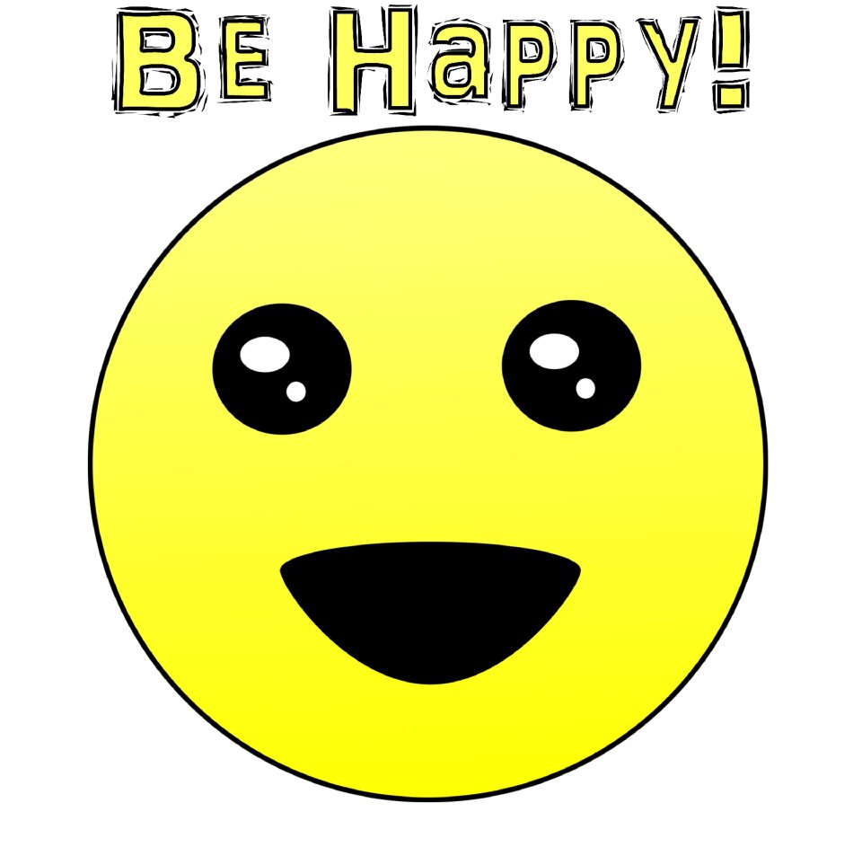 Happiness smiling Free illustrations