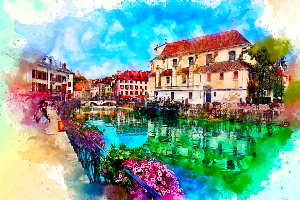 Art watercolor design