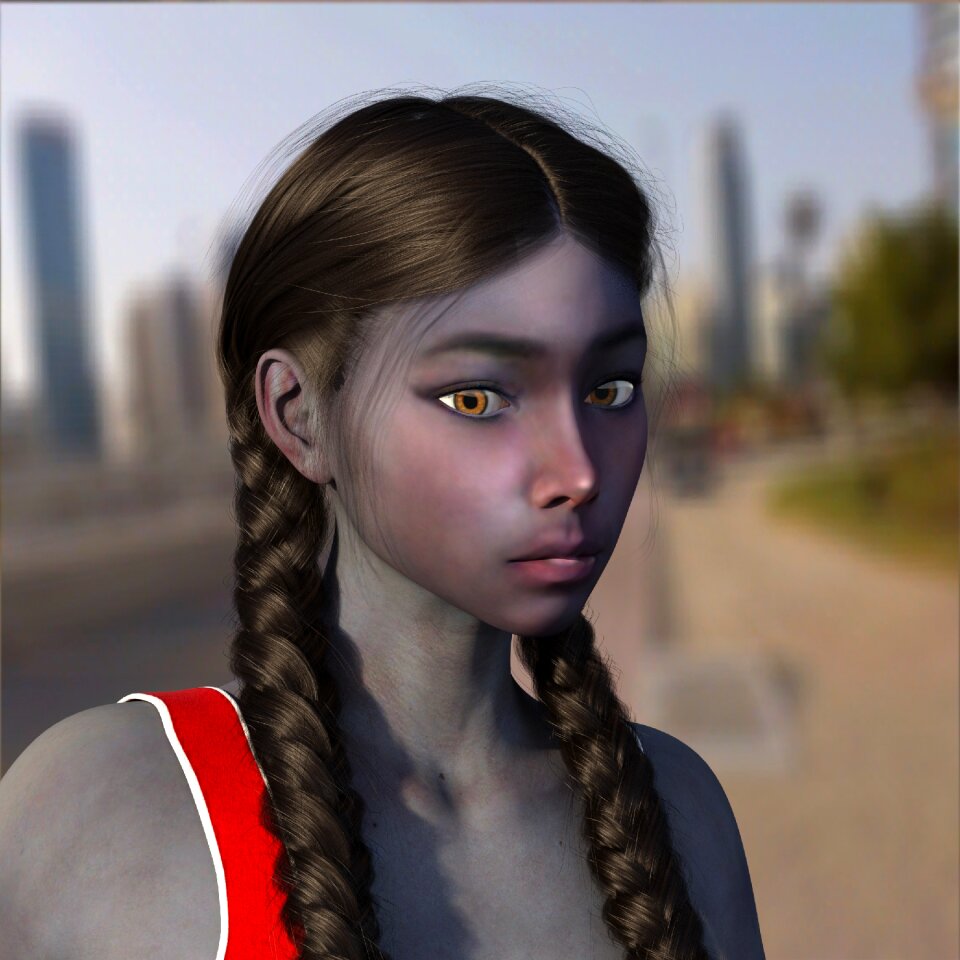 Model girl young