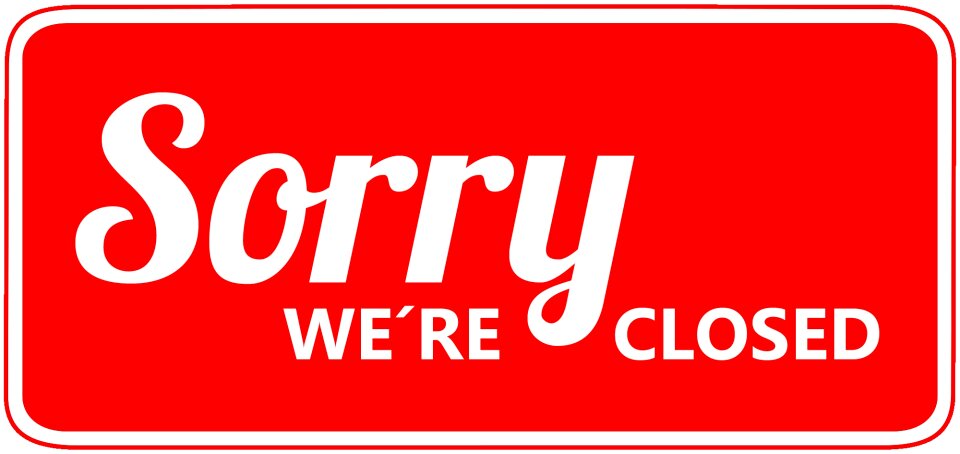 Closed after work closing time