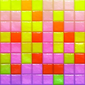 Green orange background