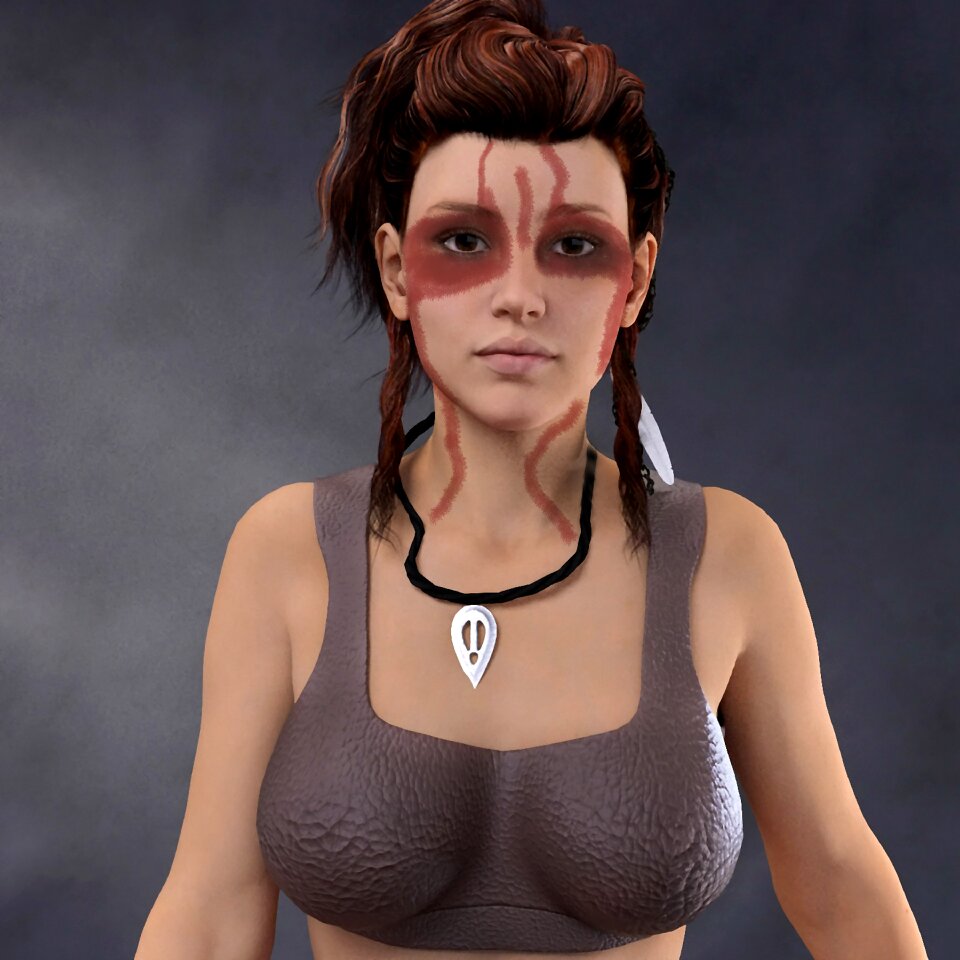 Sexy strength portrait