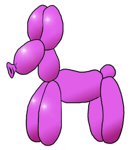 Puppy balloon Free illustrations