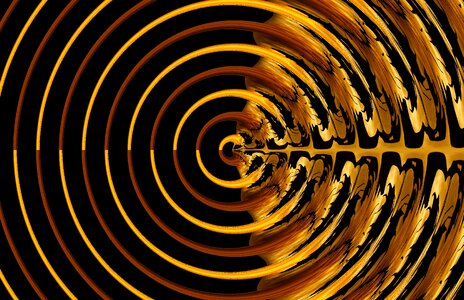 Modern spiral pattern