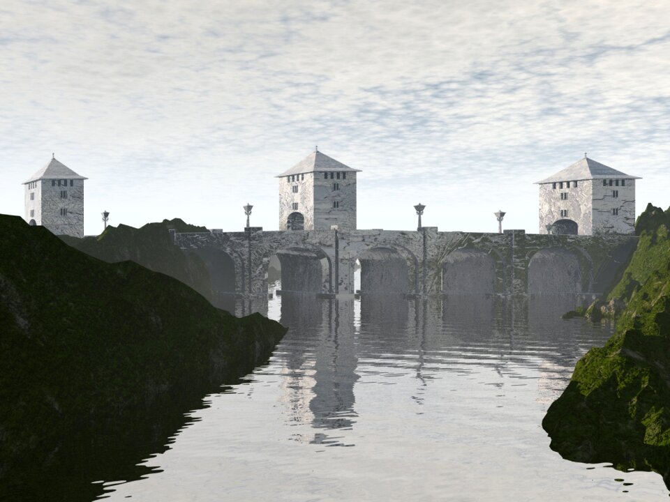 Lake water reflection
