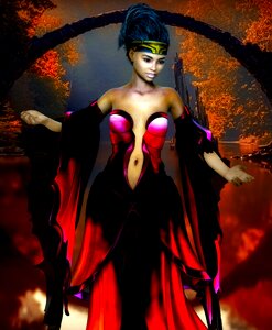 Fantasy female magic