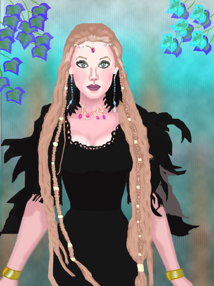 Mystical digital art illustration Free illustrations