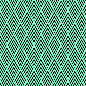Green zigzag scrapbook