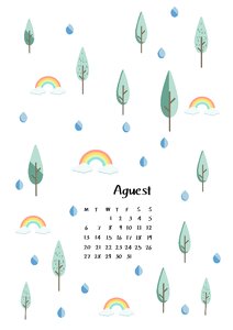 Calendar small fresh Free illustrations