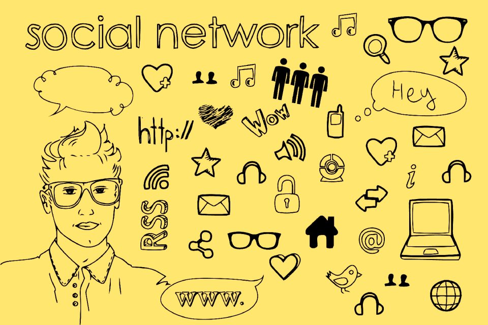 Communication social social media