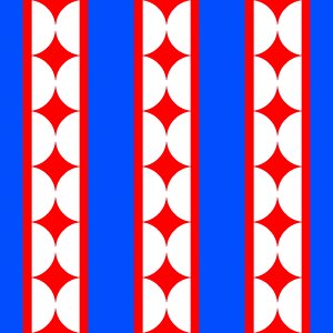 4th flag blue